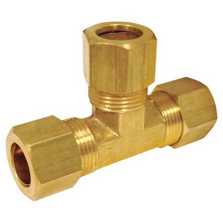Homeplus+ ATC 7/8 in. Compression X 7/8 in. D Compression Brass Tee 6JC126310701021